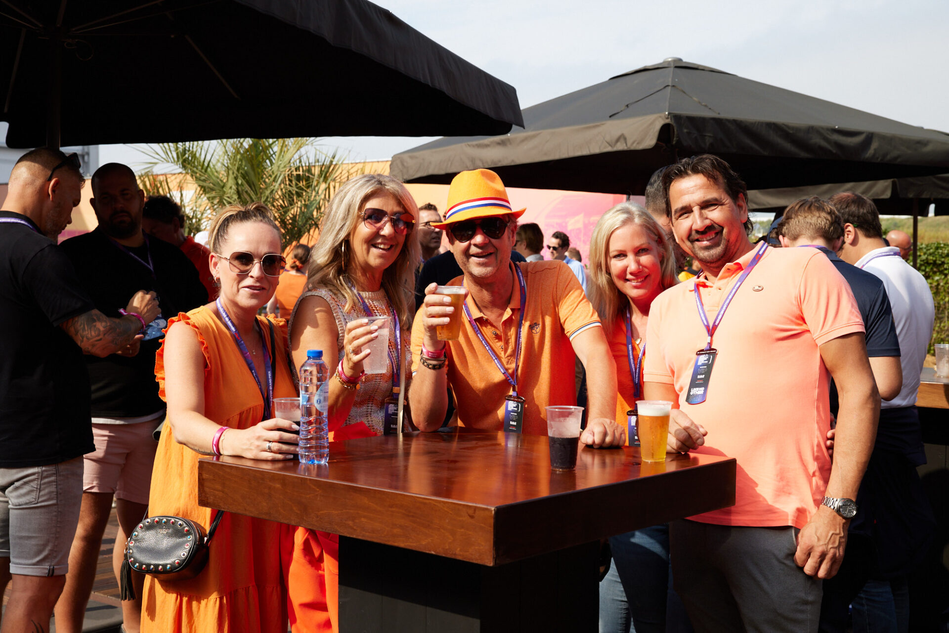 Guests enjoying hospitality at Circuit Zandvoort